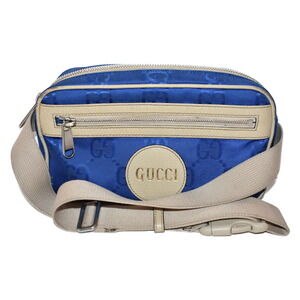 Gucci Off The Grid Blue GG Leather Body Bag Limited Edition
